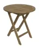 Artikelbild 1 des Artikels “Bergen runder Teak Klapptisch Ø70 – ideal für kleine Terrassen “